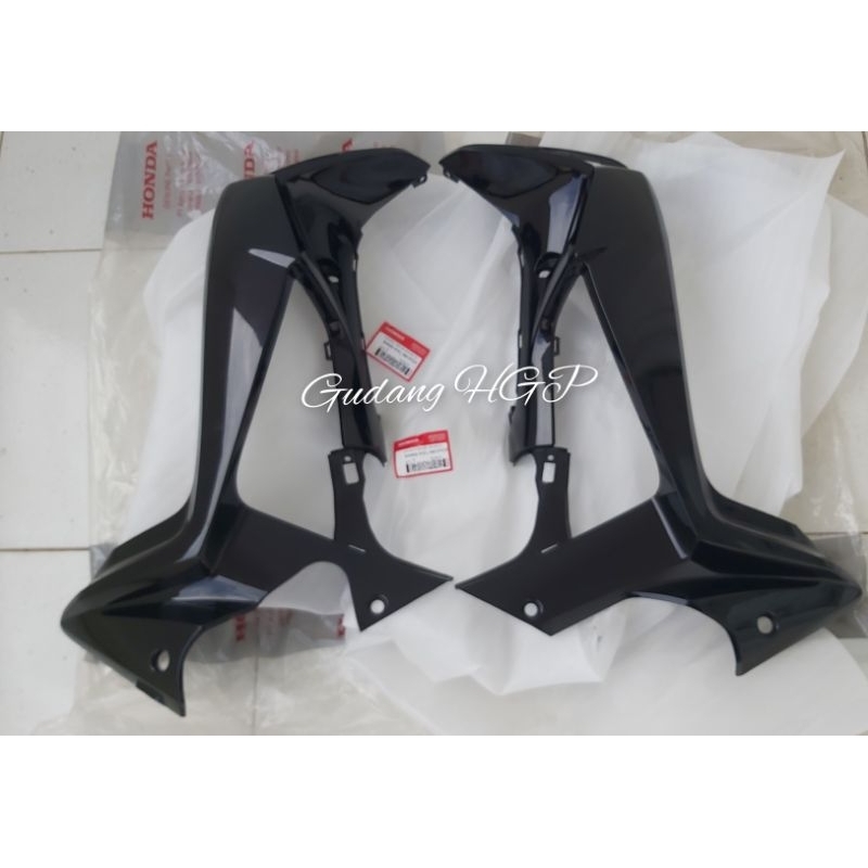 Cover L & R M/P Set PR OD VL Pearl Violet Minus Kupingan Lubang Baut Patah 1 Honda Supra X 125 Batma