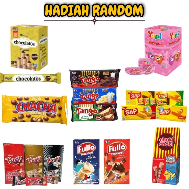 

snacks isi random hadiah dari snacks queen