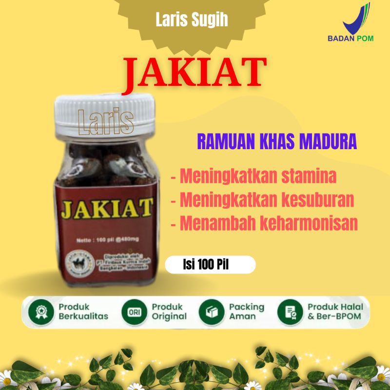 Jamu Kuat  Sehat Jakiat/ Jamu Ramuan Khas Madura/ Suplemen Stamina Pria Herbal