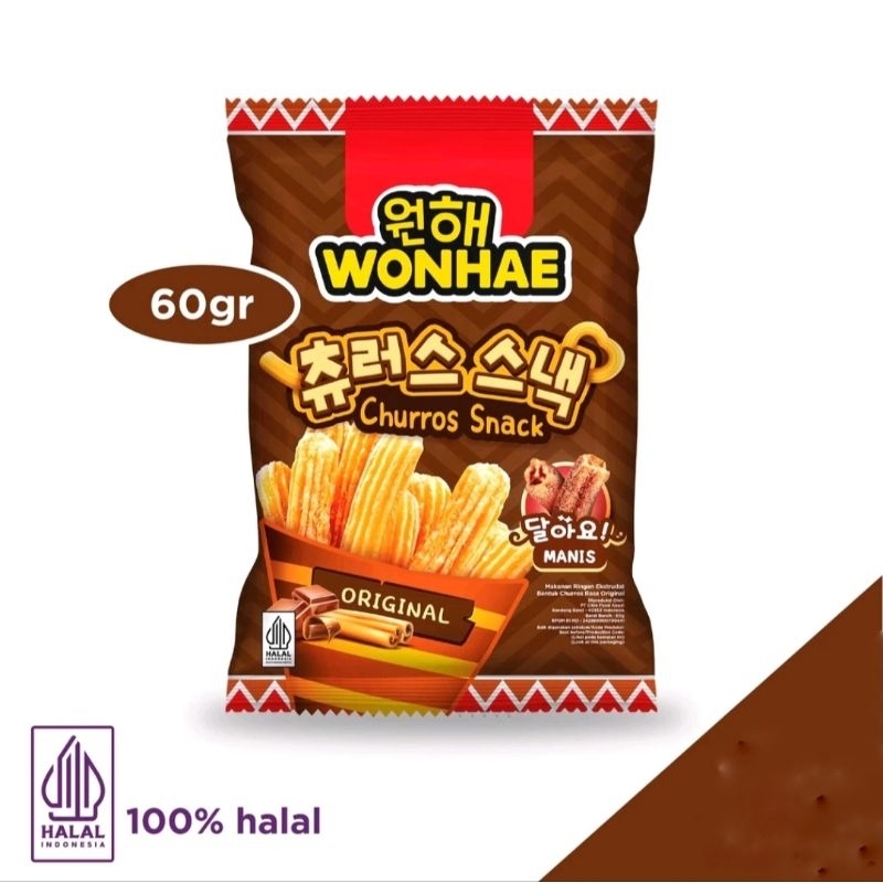 

Wonhae Churros Snack Original 60gr