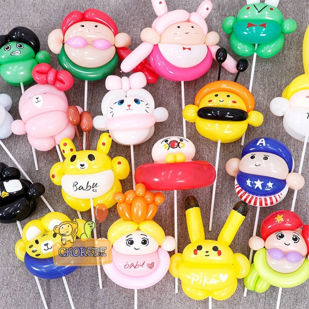 Balon Latex Pentil / Twist Pastel Macaron