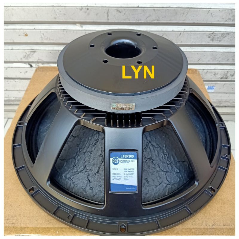 SPEAKER SUBWOOFER RCF L18P300 SUBWOOFER 18 INCH VC 4 INCH KULIT JERUK 18P300