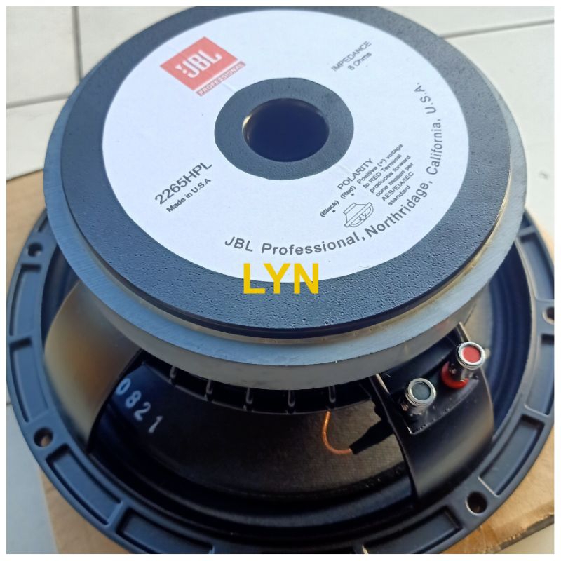 SPEAKER FULL RANGE JBL 10 INCH JBL 10/2265HPL KARAKTER MID LOW