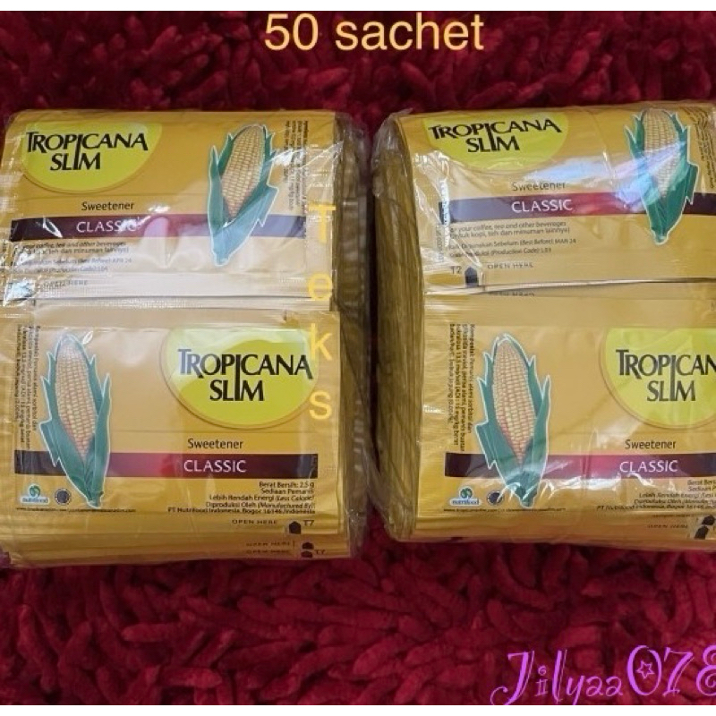 

Tropicana Slim Classic isi 50 sachet exp 2027