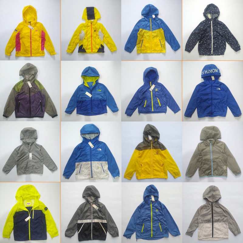 Jaket Preloved PL Second Running Parasut Anak Laki Laki Perempuan