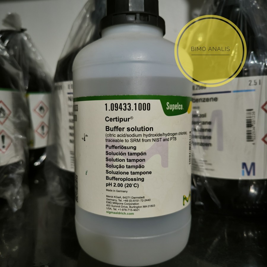 BUFFER pH 2 MERCK / BUFFER SOLUTION PH 2 Merck 109433 ( REPACK )