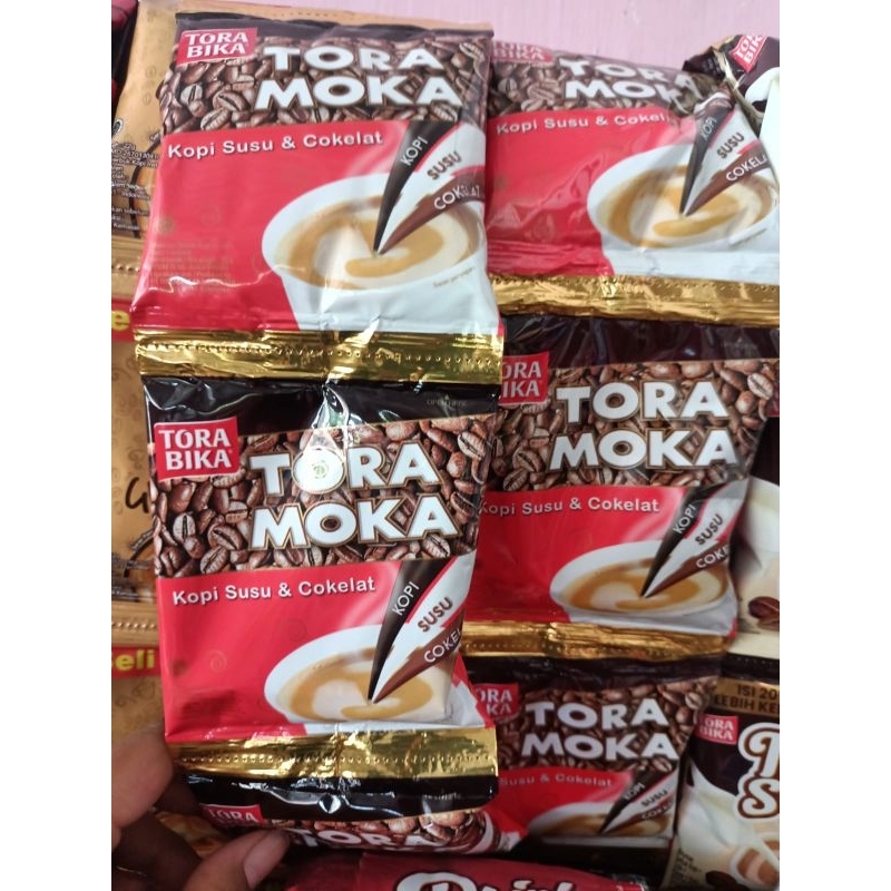 

1 renteng Tora moka isi 10 sachet