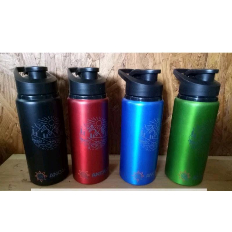 2 botol stenlis ancala verples tumbler 600mili