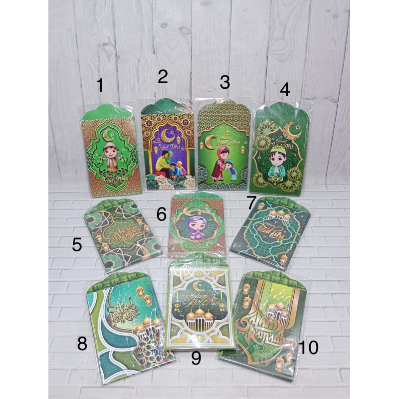 

AMPLOP LEBARAN MEDIUM ISI 8 LEMBAR / AMPLOP IDUL FITRI 2025 / AMPLOP THR