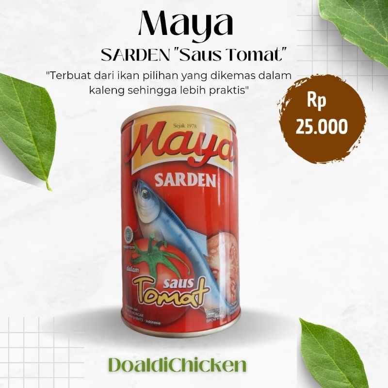 

Maya Sardines / Maya Sarden 425g