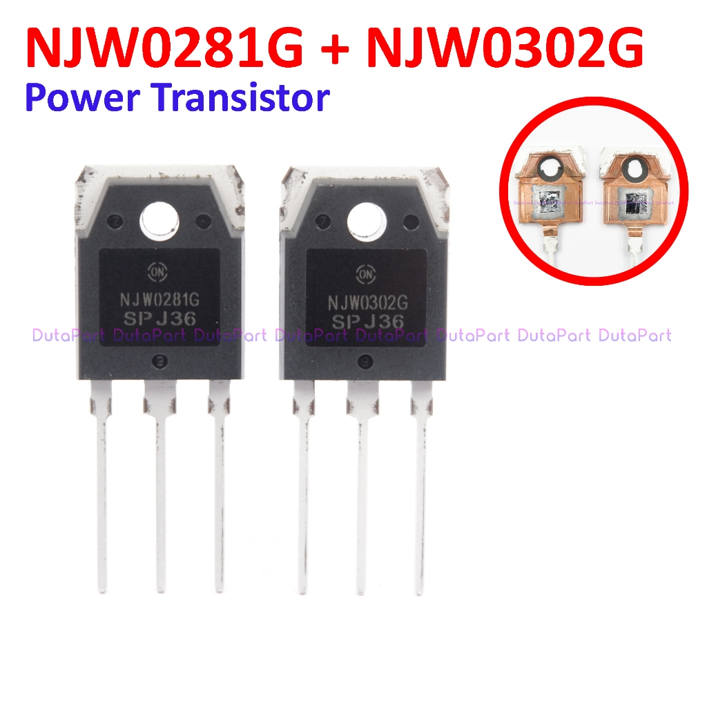NJW0281G NJW0302G Power Transistor Harga Per SET NJW0281 NJW0302 NJW 0281 0302