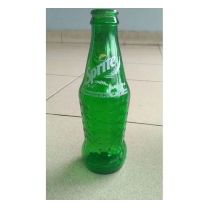 BOTOL KACA BEKAS SPRITE SAN SAPARILA UKURAN 120 ML