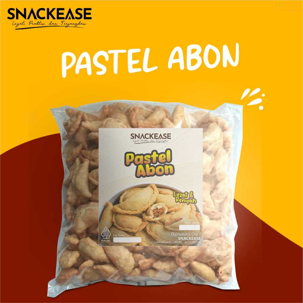 

Snackease Kue Pastel Kering Mini isi Abon Sapi Snack Kiloan 1 kg 500 gram Camilan Lebaran Murah