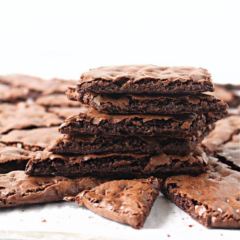 

Brokies-Brownies crispy/KERIPIK BROWNIES / BROWNIES CHIP kemasan 250 gram BROWNIES KERING CRISPY