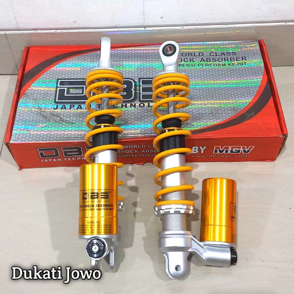 Skok Shockbreaker Tabung DBS 340 MM Gold Yellow shockbreaker Tabung Bawah Tiger Rxking Gl Cb100