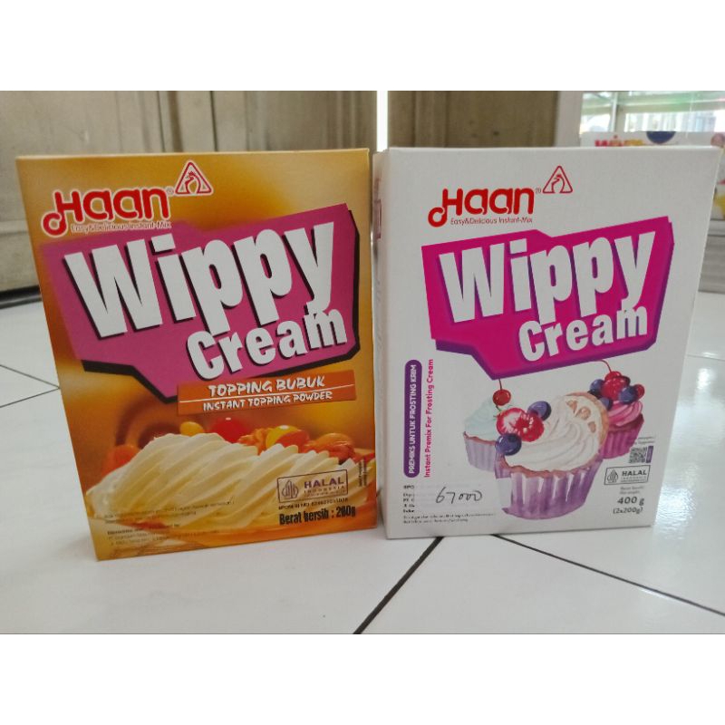 

Haan Wippy Cream 200gr 400gr