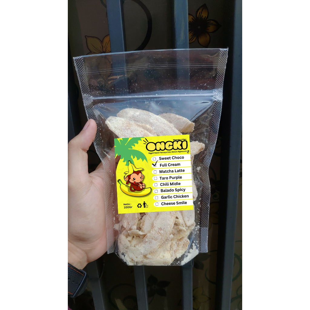 

KERIPIK PISANG MANIS RASA FULLCREAM 100GR