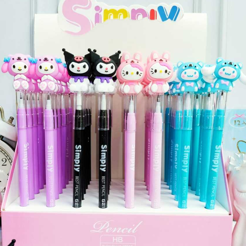 

Pensil Susun SANRIO COSTUM Super LUCU Cantik Estetik Kuromi Melody / Pensil Sambung Sanrio Cinnamoroll Helo Kity IMUT CUTE Favorit Anak Best Seller Stationary Fancy bisa Grosir dan COD