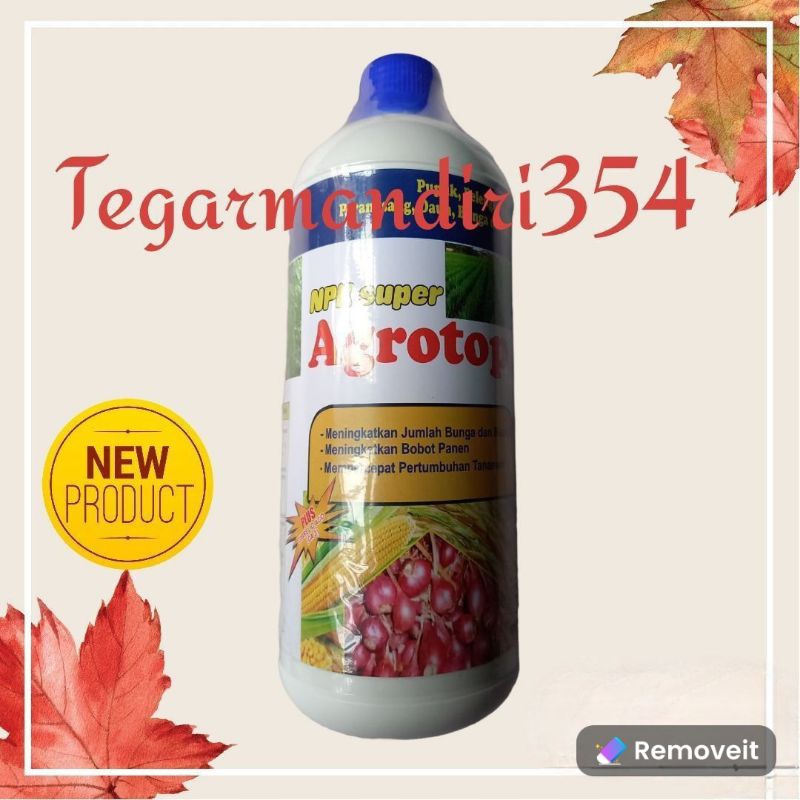 Pupuk Npk super agrotop 1liter pupuk npk cair agrotop 1liter