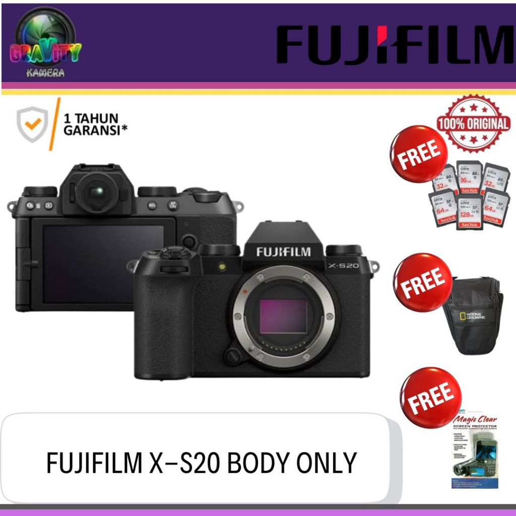 FUJIFILM X-S20 BODY ONLY / FUJIFILM XS20 BODY ONLY