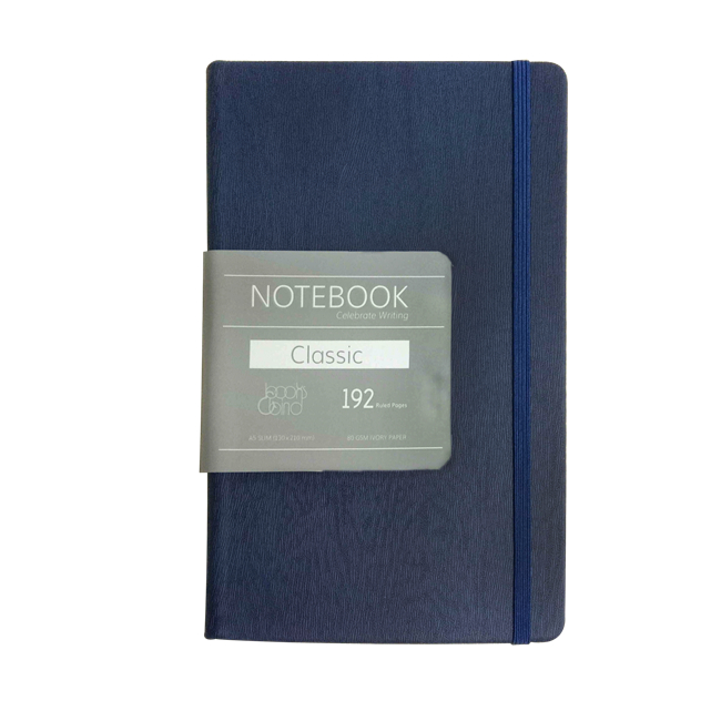 

Gramedia Cirebon - Books&Bind Nb Classical Hc A5-Slim Woodgrain Navy