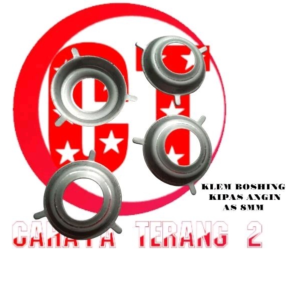 Klem Boshing Kipas Angin 12-16 Inch / Tutup Boshing Kipas Angin As 8mm (Per 1 Pcs)