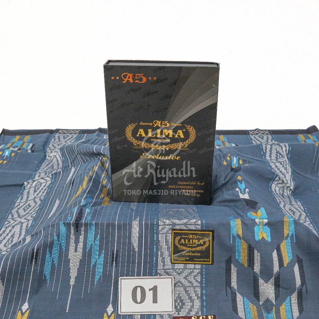 Sarung Alima 400 Mercerized Motif SGE Songket Gunung Exclusive