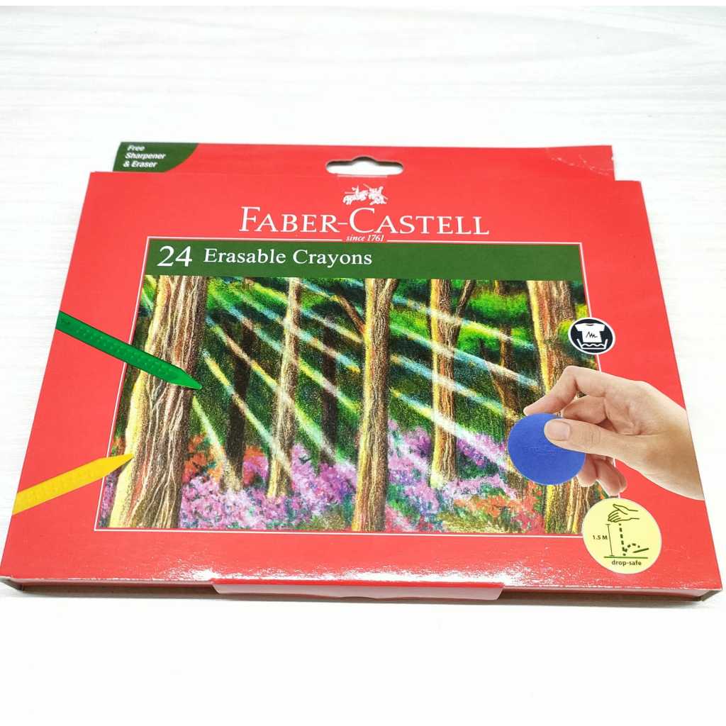 

CRAYON ERASABLE FABER-CASTELL 24