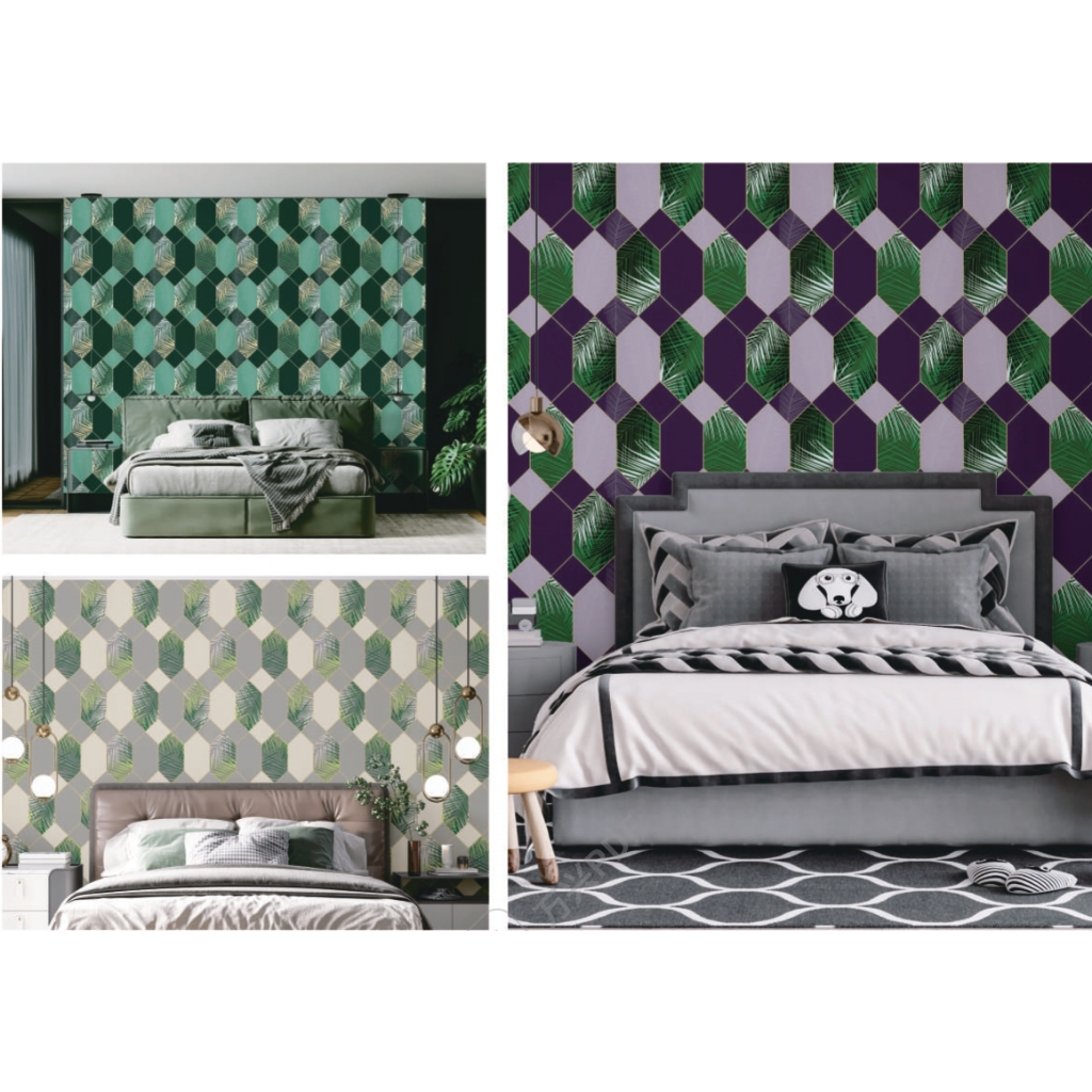 Wallpaper Vinyl Wallpaper DInding 3D Motif Terbaru Kekinian READY STOCK