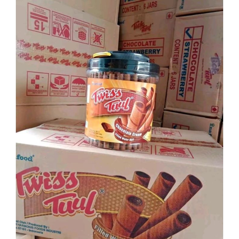 Twiss tuul wafer roll termurah satuan kartonan