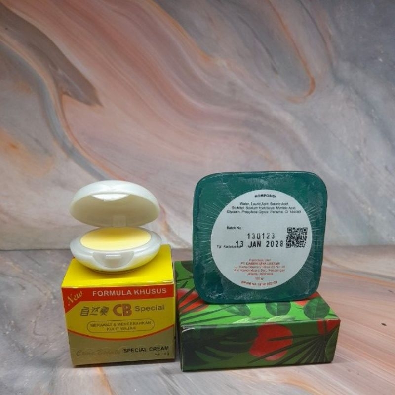 PPAKET CREAM CB SPECIAL + BEAUTY CARE SOAP 100 GR IJO ORIGINAL BPOM