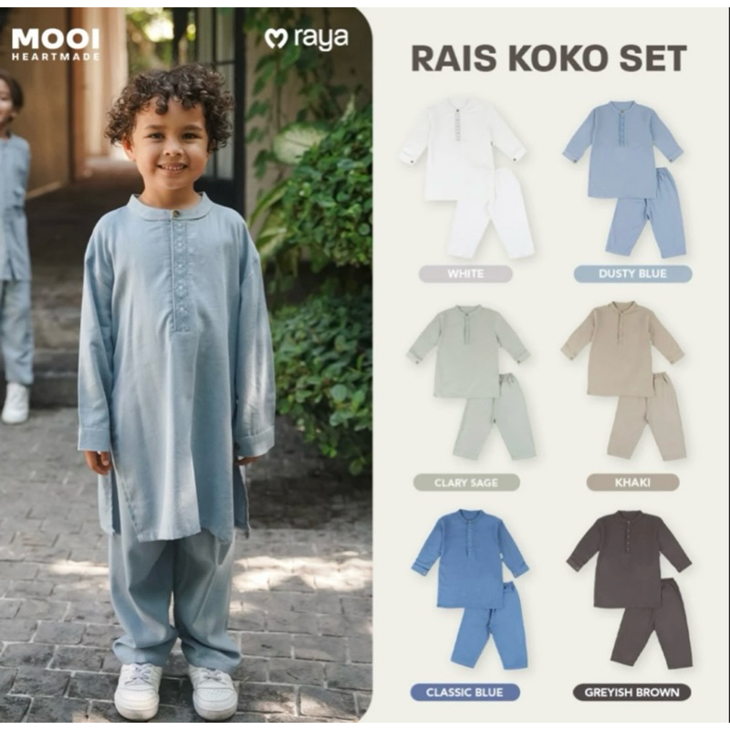 MOOI RAFA KOKO SET | MOOI RAIS KOKO SET - koko anak cowok