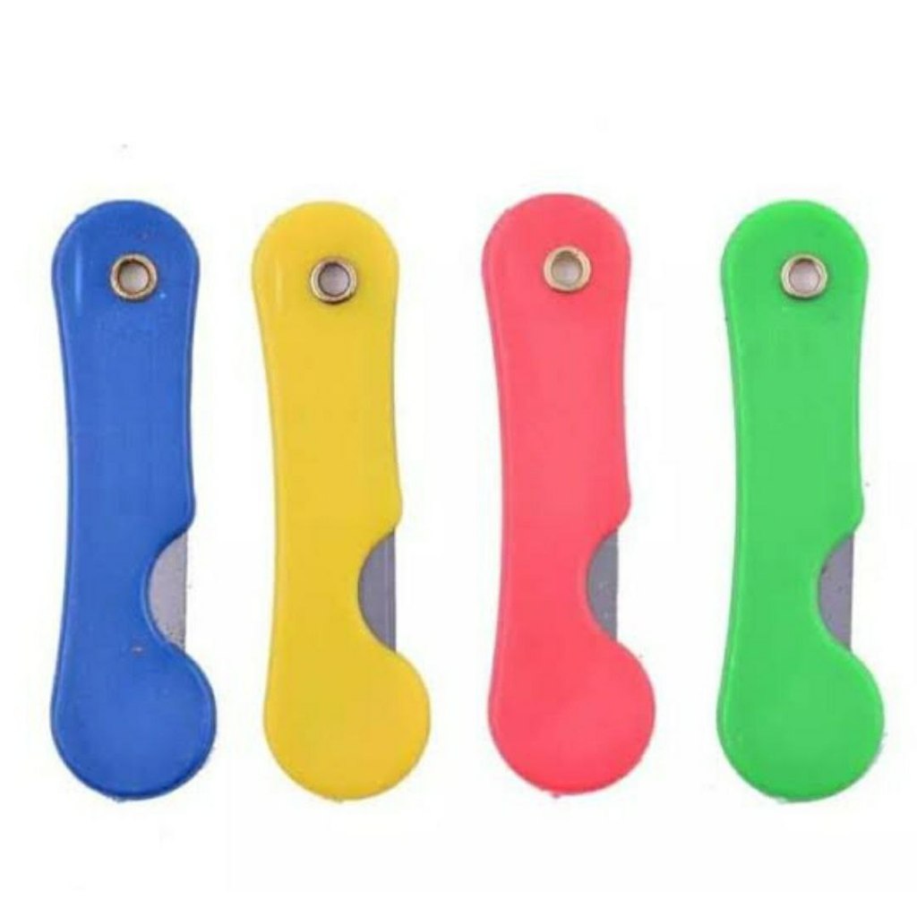 

Cutter Lipat / Pisau Cutter Kecil Lipat Varian warna - Biru