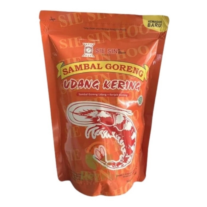 

SAMBAL GORENG UDANG KERIPIK KENTANG 250GR - SIESIN SIE SIN CRISPY SPICY POTATO SHRIMP SNACK HALAL
