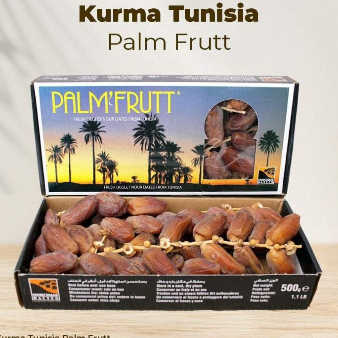 

Kurma Tunisia Tangkai | Palm Fruit | 500gr | Timur Tengah Premium Deglet Noor Branch