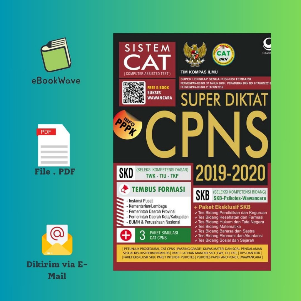 

Super Diktat CPNS 2019/2020 Book BEST SELLER (Bahasa Indonesia)