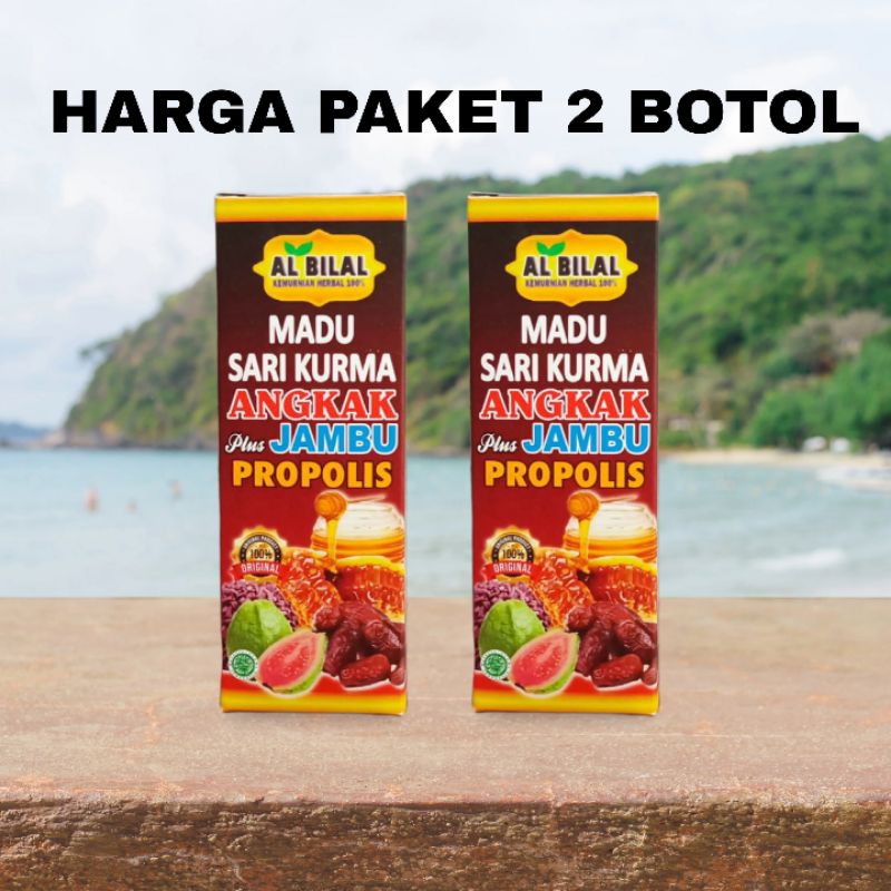 

2BOTOL SARI KURMA MADU ANGKAK AL BILAL
