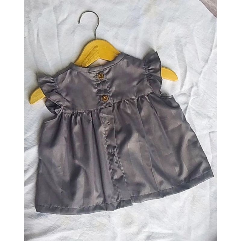 one set setelan baju bayi perempuan usia 6-12 bulan