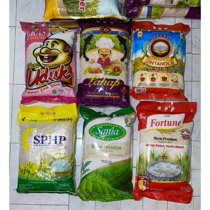 

Beras Pulen Kemasan 5kg Premium Kemasan Pabrik Murah Berbagai Macam Merk Murah