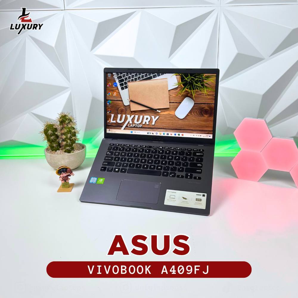 LAPTOP ASUS VIVOBOOK A409FJ SLIM CORE I5 NVIDIA MX230 RAM 8GB SSD FINGERPRINT SECOND