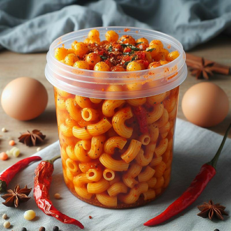 

KING89 MACARONI toples 1L bbq/pedas/asin