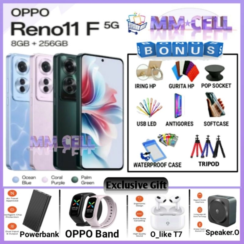 OPPO RENO 11F 5G NFC RAM 8/256 | OPPO RENO 11 F 8/256 GARANSI RESMI OPPO INDONESIA