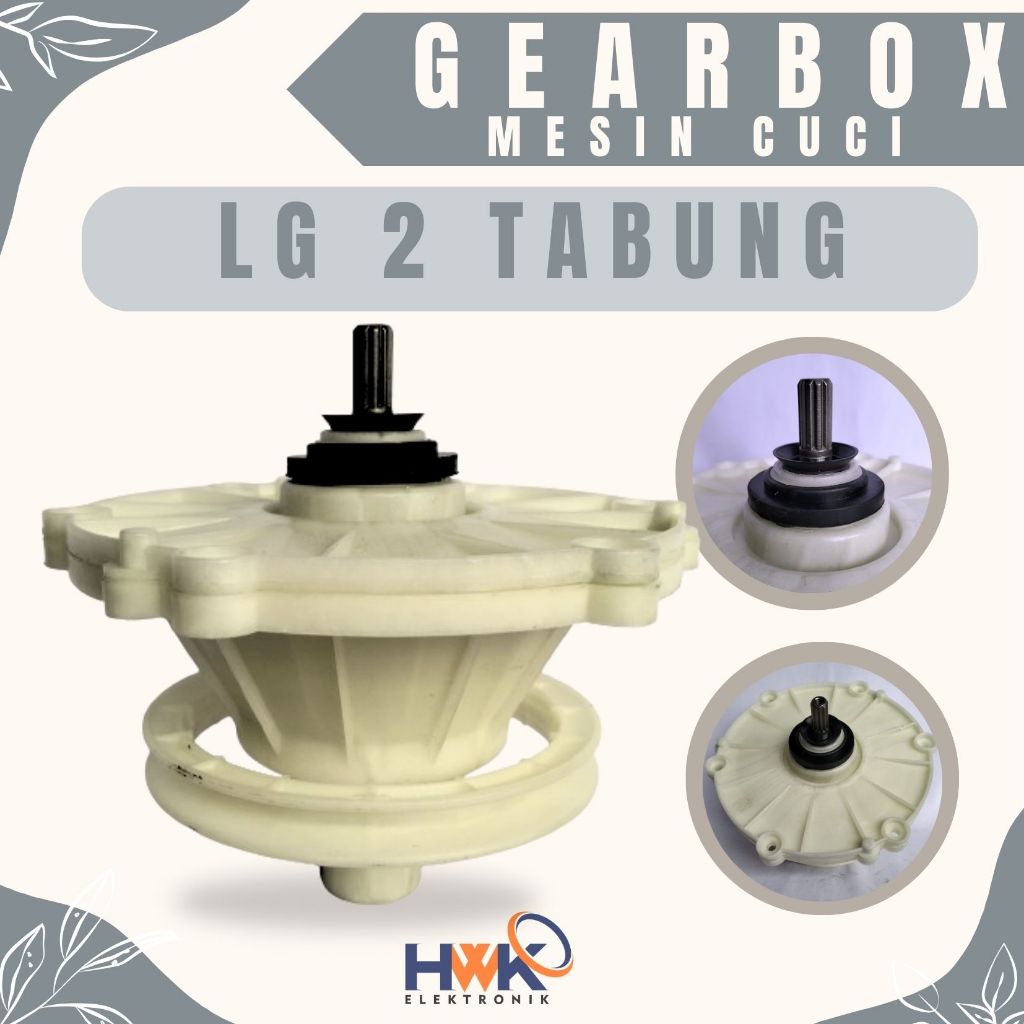 Gearbox Mesin Cuci LG 2 Tabung Gigi 11 / Gearbox Mesin Cuci LG 2 Tabung