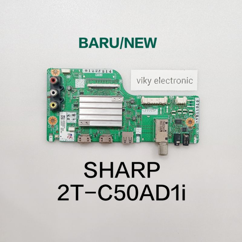 SHARP 2T-C50AD1i mesin tv mb modul mainboard tv SHARP 2T-C50AD1i