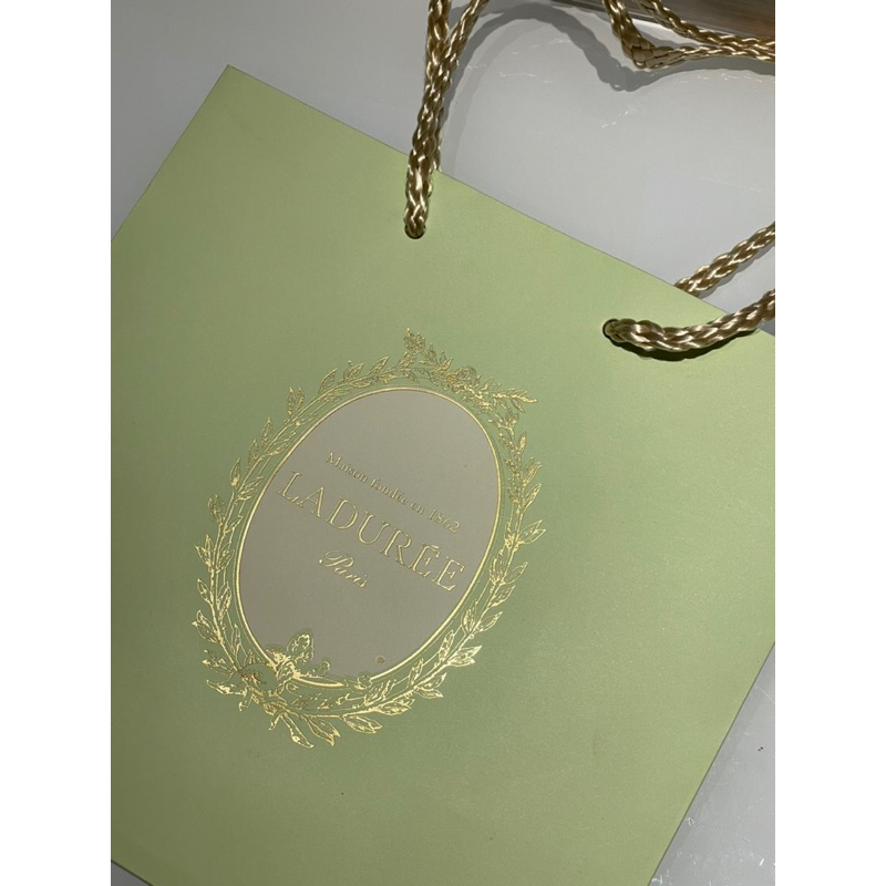 Original Laduree Paris Macarons Paper Bag Tas