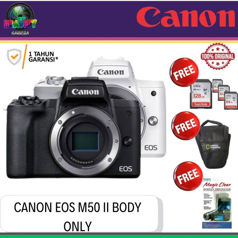 CANON EOS M50 II BODY ONLY / CANON M50 II BODY ONLY