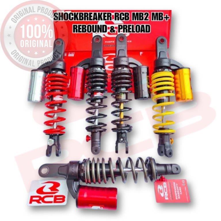 SHOCK BELAKANG SHOCKBREAKER VARIO MIO SOUL M3 GT BEAT SCOOPY VARIO 150 FINO TABUNG RCB ORIGINAL TIPE