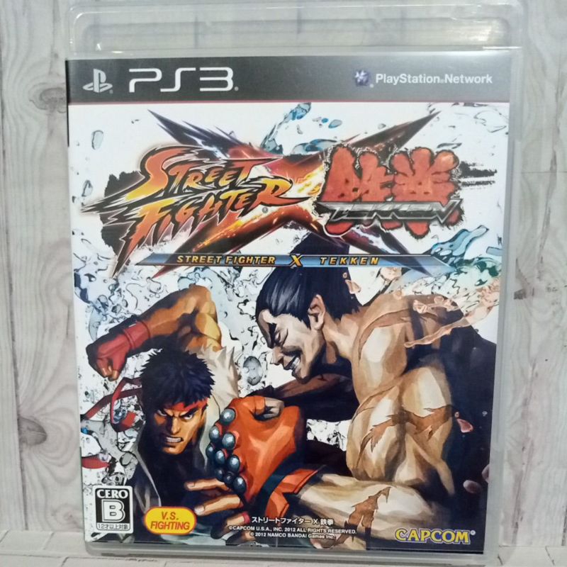 BD CD KASET ORIGINAL PS3 Street Fighter X Tekken Usa Bahasa inggris Lengkap Manual book