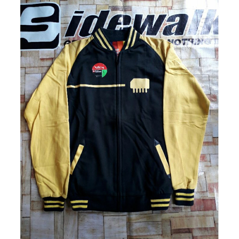 JAKET BASEBALL BLACKID ORIGINAL