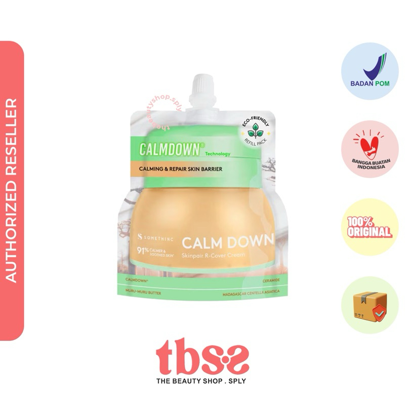SOMETHINC Calm Down Skinpair R-Cover Cream Moisturizer REFILL | SOMETHINC CALM DOWN REFILL